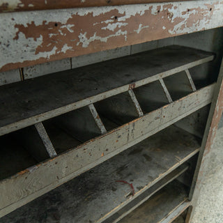 Grey Primitive Bookcase