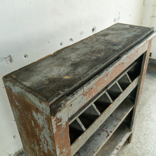 Grey Primitive Bookcase