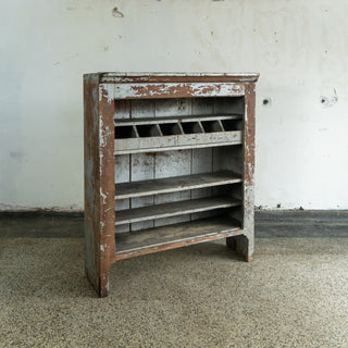 Grey Primitive Bookcase