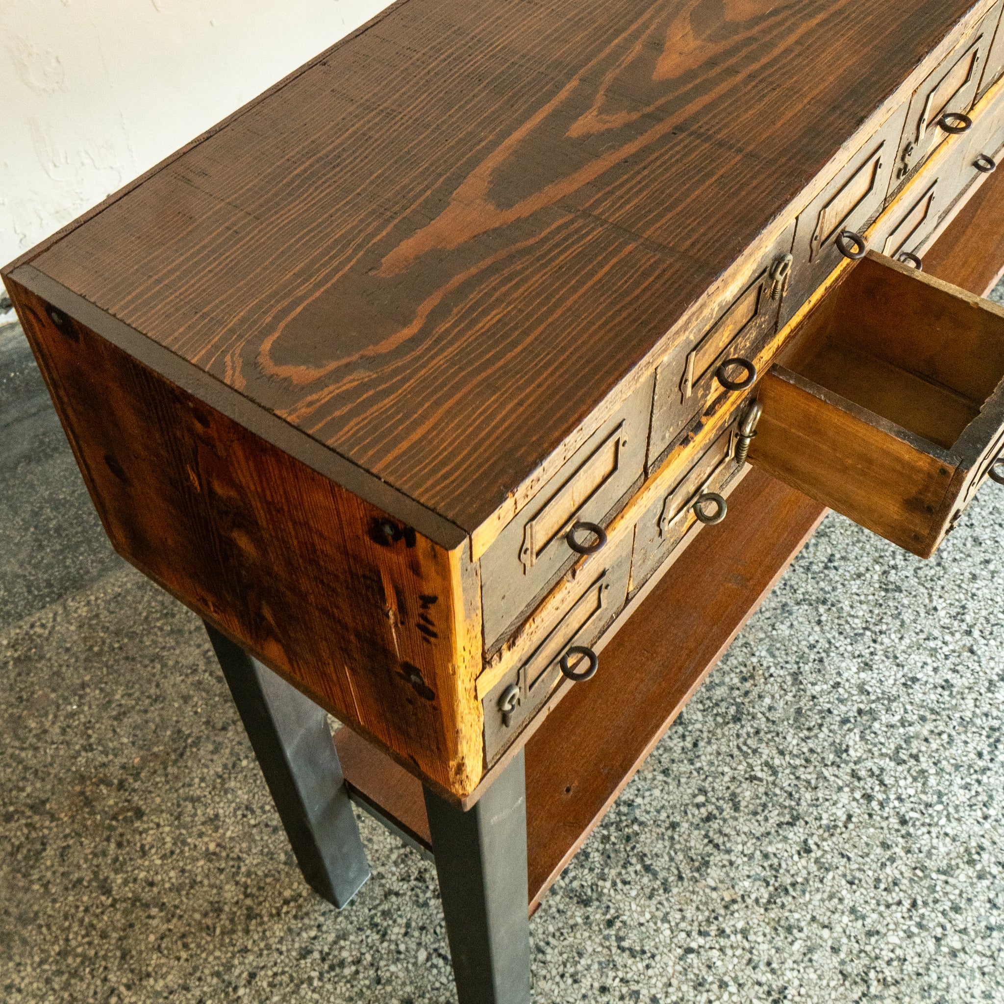 Detroit Hardware Co. Multi Drawer Entry Table No. 3