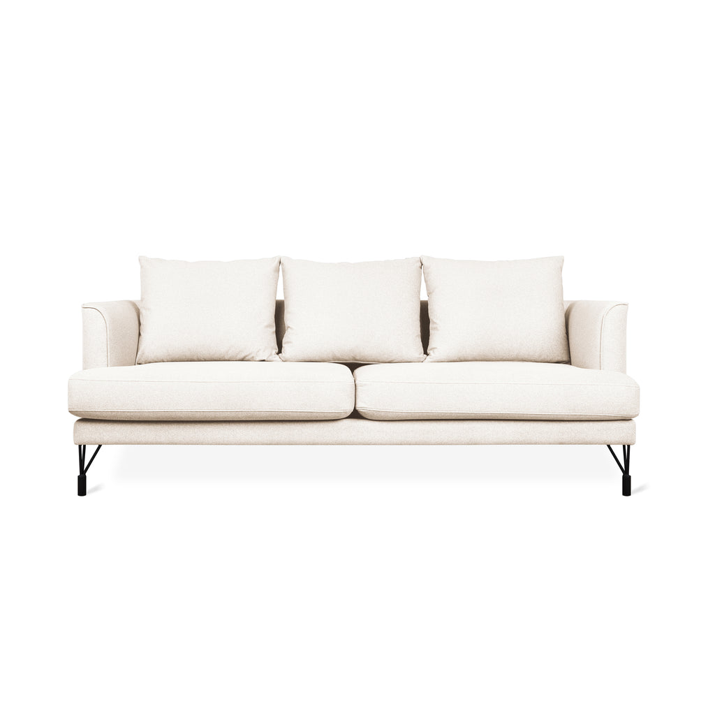 highline sofa marino cream front view