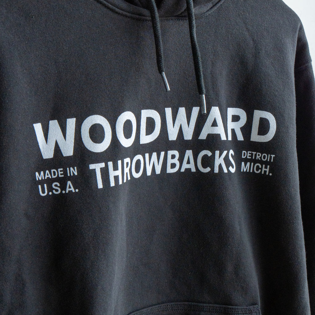 WT X Carhartt hoodie midnight close up view