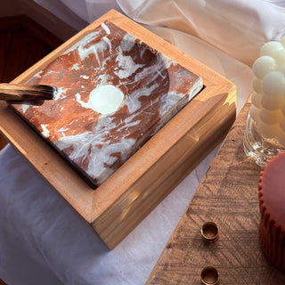 Reclaimed Marble Stash Tray - Woodward Throwbacks