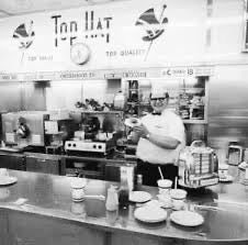 Top Hat Hamburgers Sign