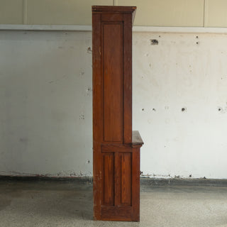 Pine Sliding Glass Cabinet