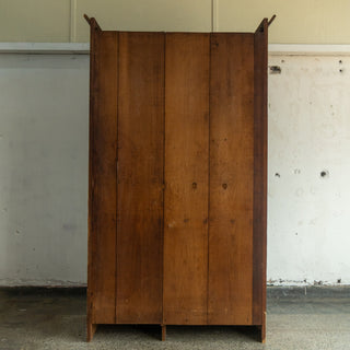 Pine Sliding Glass Cabinet