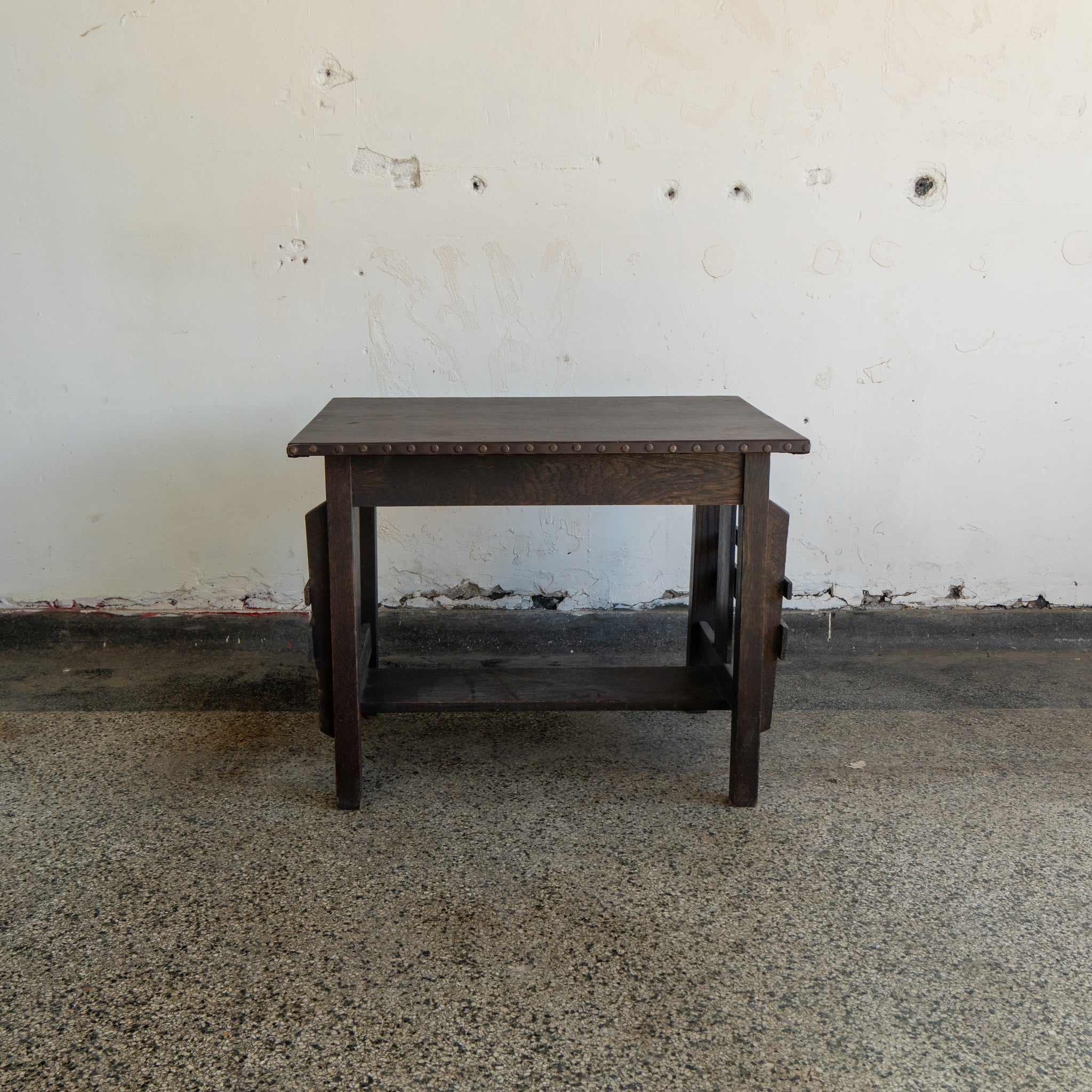 Leather Wrapped Table