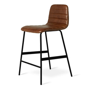 Upholstered Lecture Bar & Counter Stool - Woodward Throwbacks