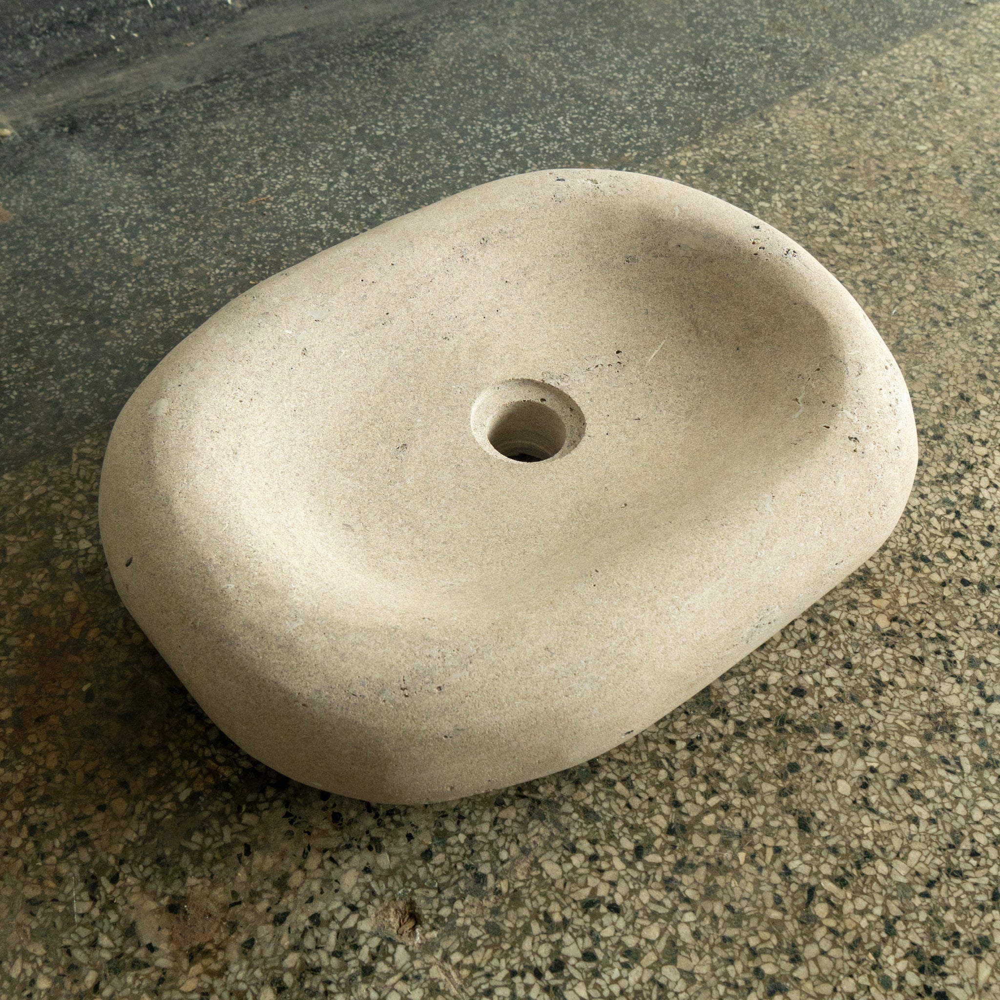 Hand Carved Limestone Sink