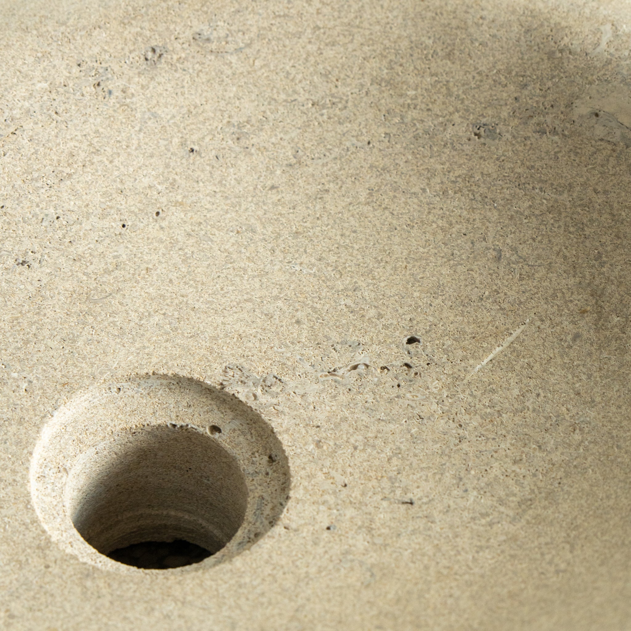 Hand Carved Limestone Sink