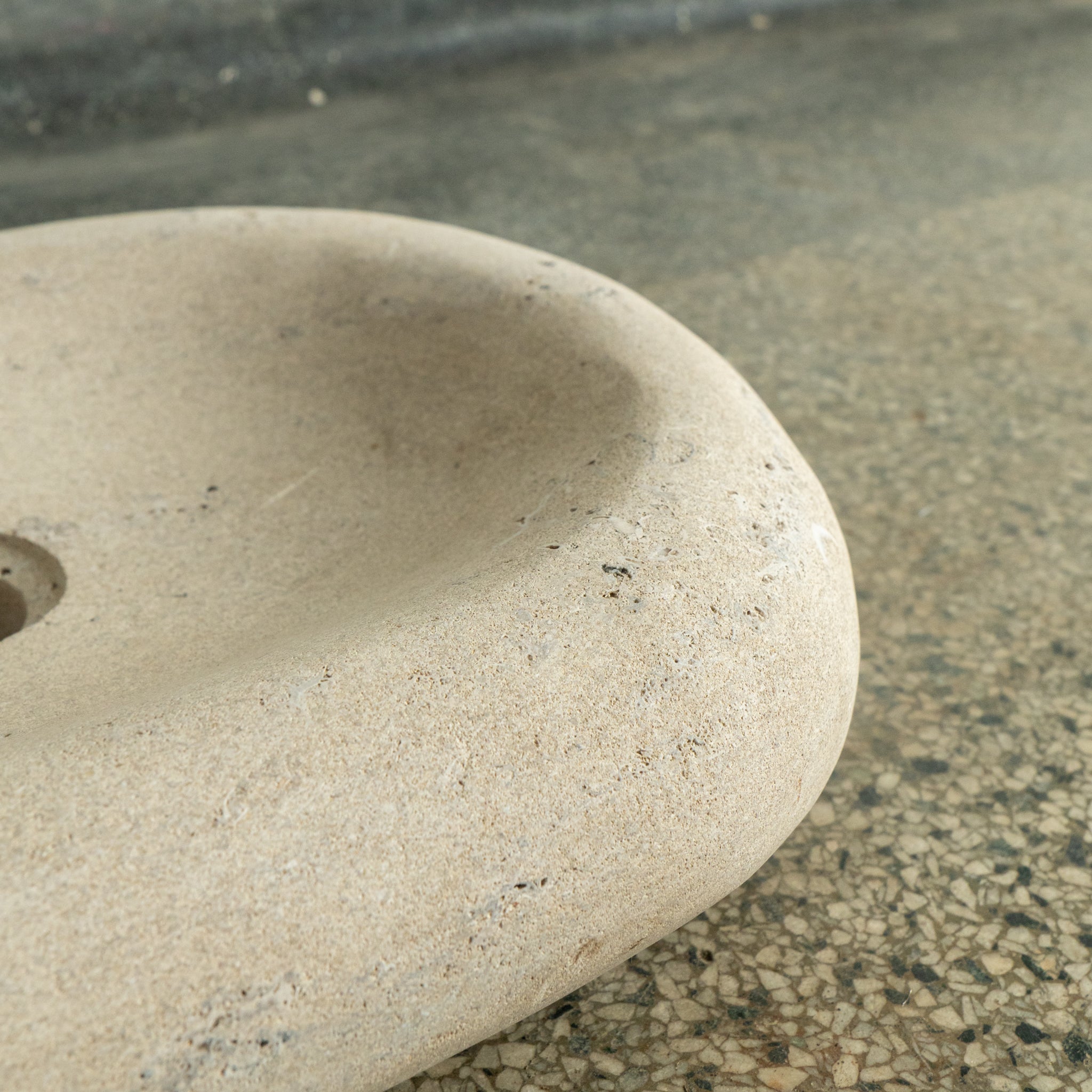 Hand Carved Limestone Sink