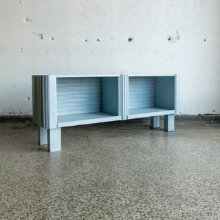 Reclaimed Wood Painted Credenza
