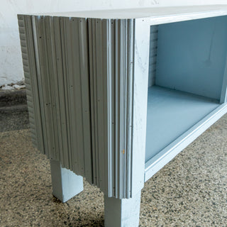 Reclaimed Wood Painted Credenza