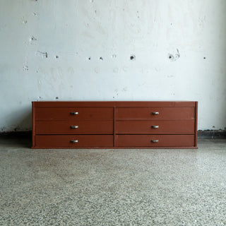 Maroon Media Credenza