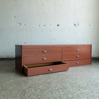 Maroon Media Credenza