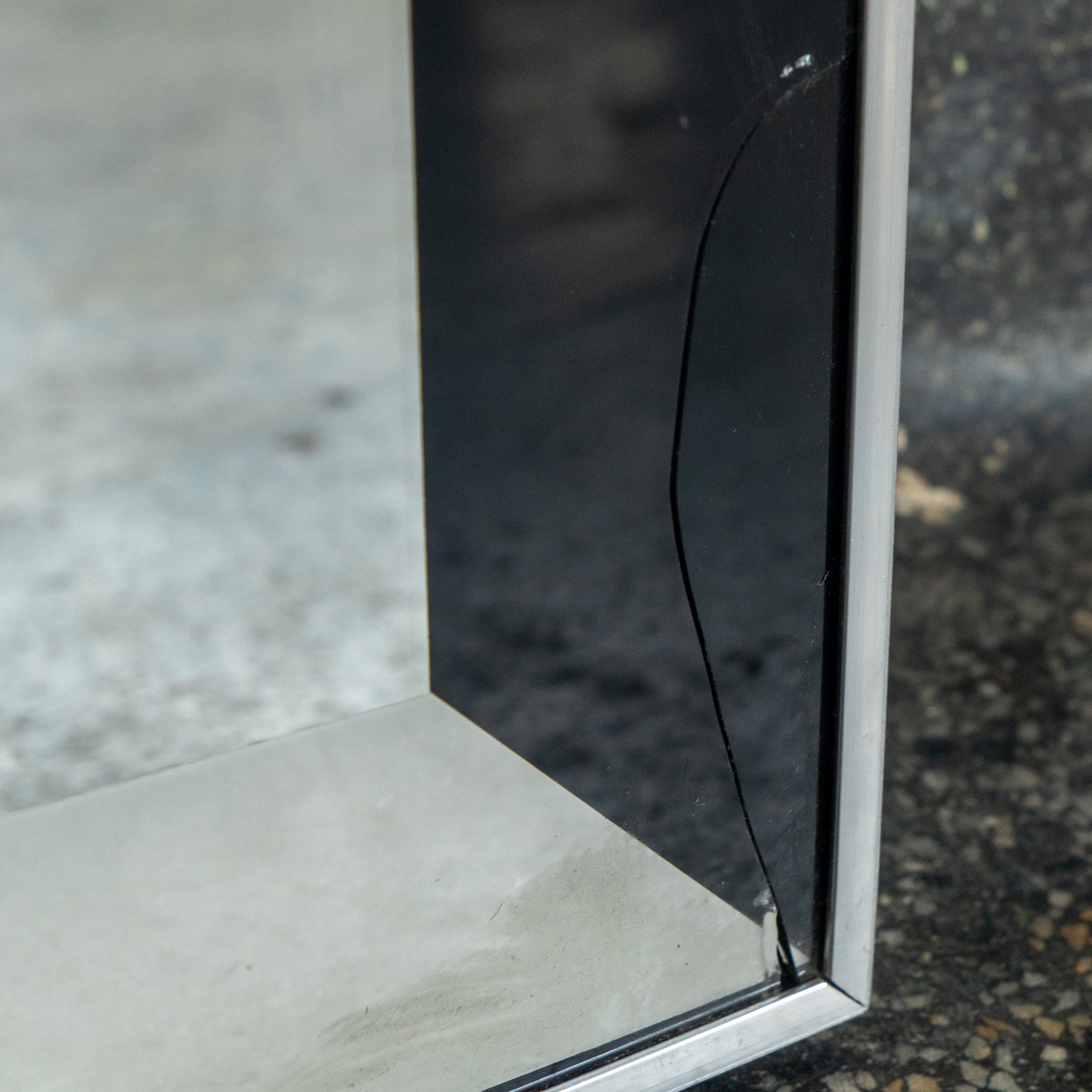 Vernor Panton Inspired Op Art Cube Mirror