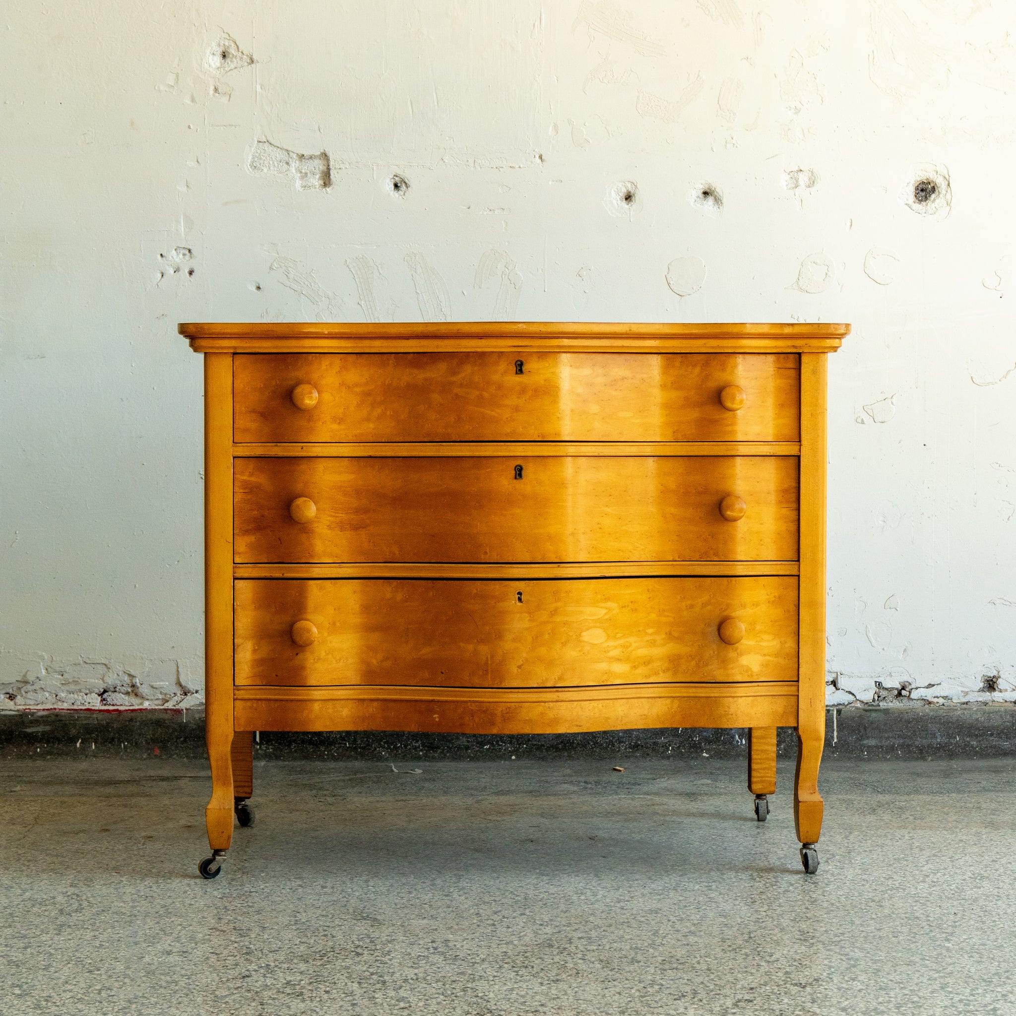 Midcentury Maple Lowboy