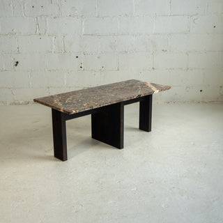Salvaged Marble Coffee Table