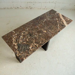 Salvaged Marble Coffee Table