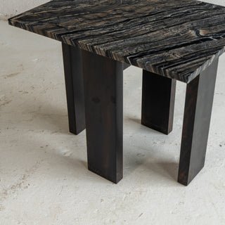 Salvaged Marble End Table - 2