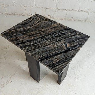 Salvaged Marble End Table - 2