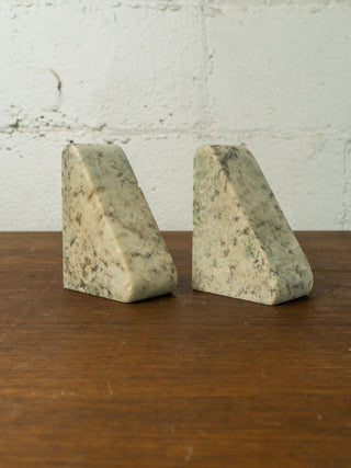 Vintage Italian Marble Bookends