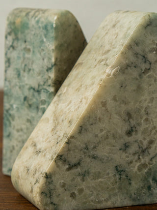 Vintage Italian Marble Bookends