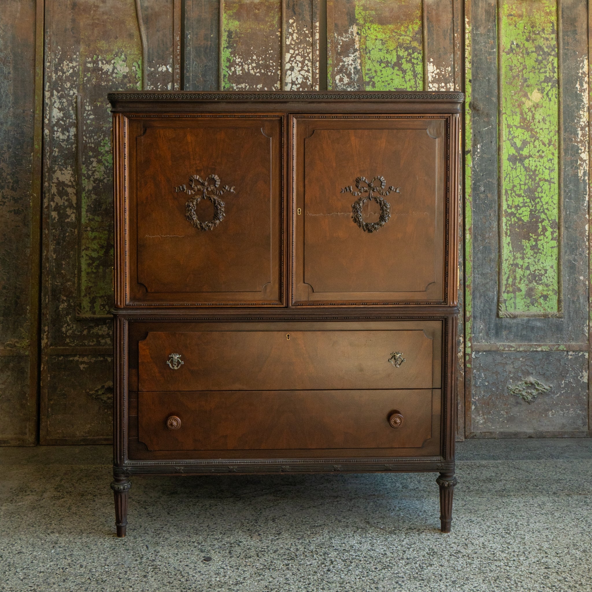 antique dresser front view