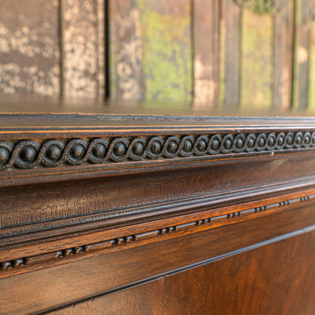 antique dresser detail view