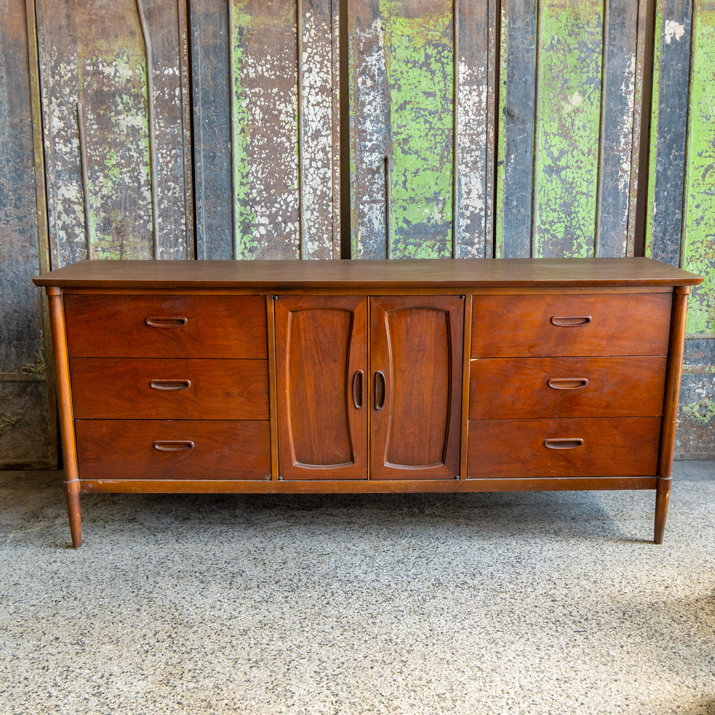 mid modern credenza front view