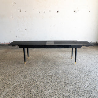 MCM Black Slat Table