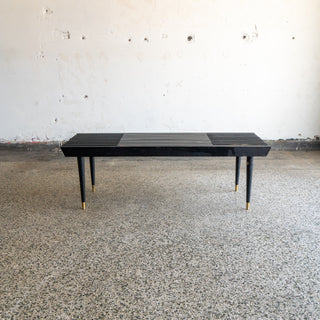 MCM Black Slat Table