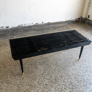 MCM Black Slat Table
