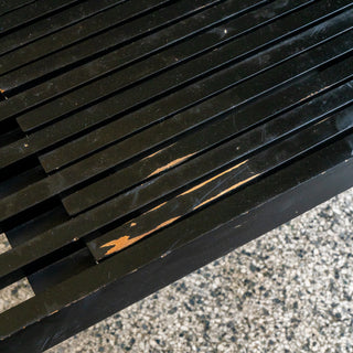 MCM Black Slat Table