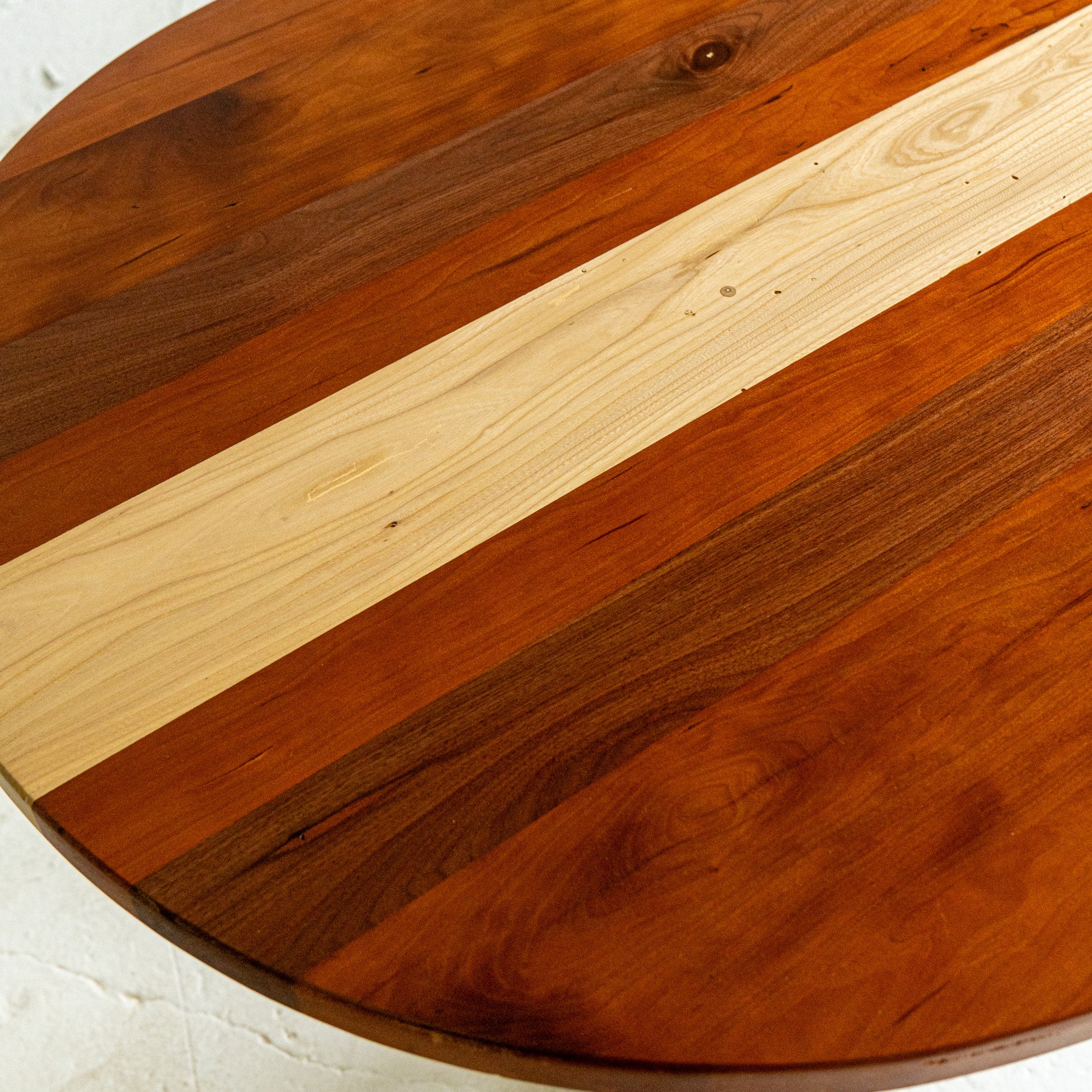 Round Hardwood Table
