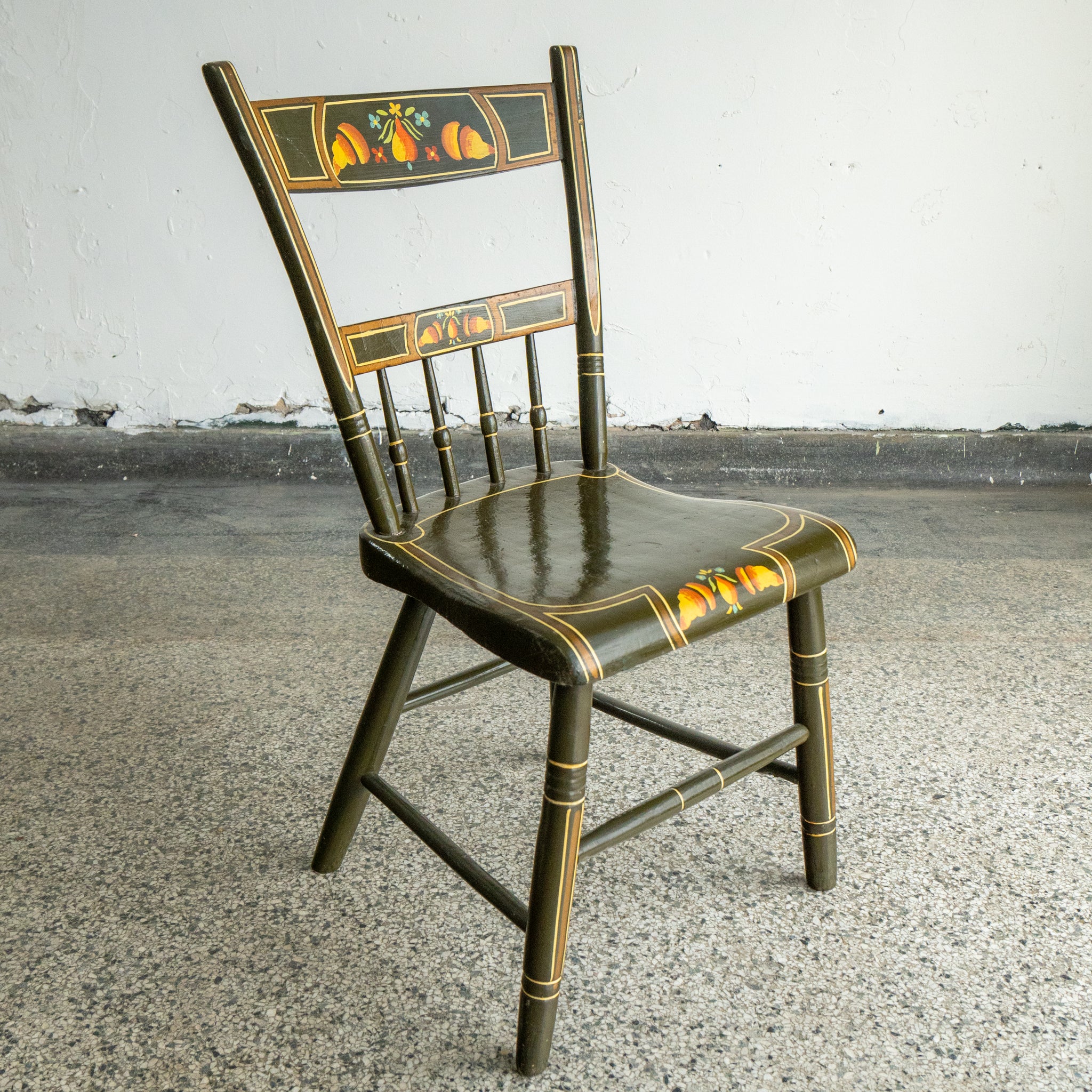 Hand Painted Vintage Dining Chairs