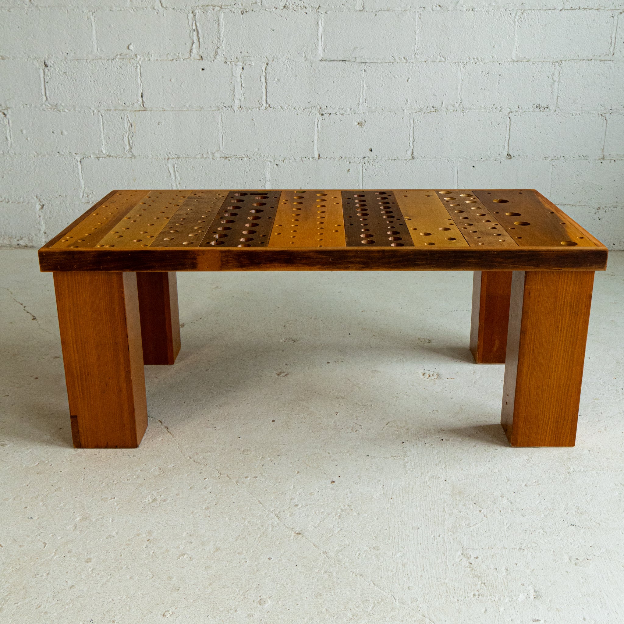 Pipe Organ Coffee Table No. 3 | Reclaimed Wood