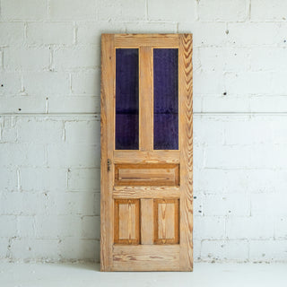 Purple Stained Glass Door