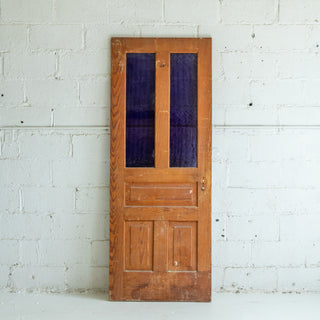Purple Stained Glass Door