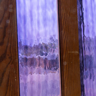 Purple Stained Glass Door