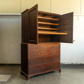Quarter Sawn Oak Armoire Dresser