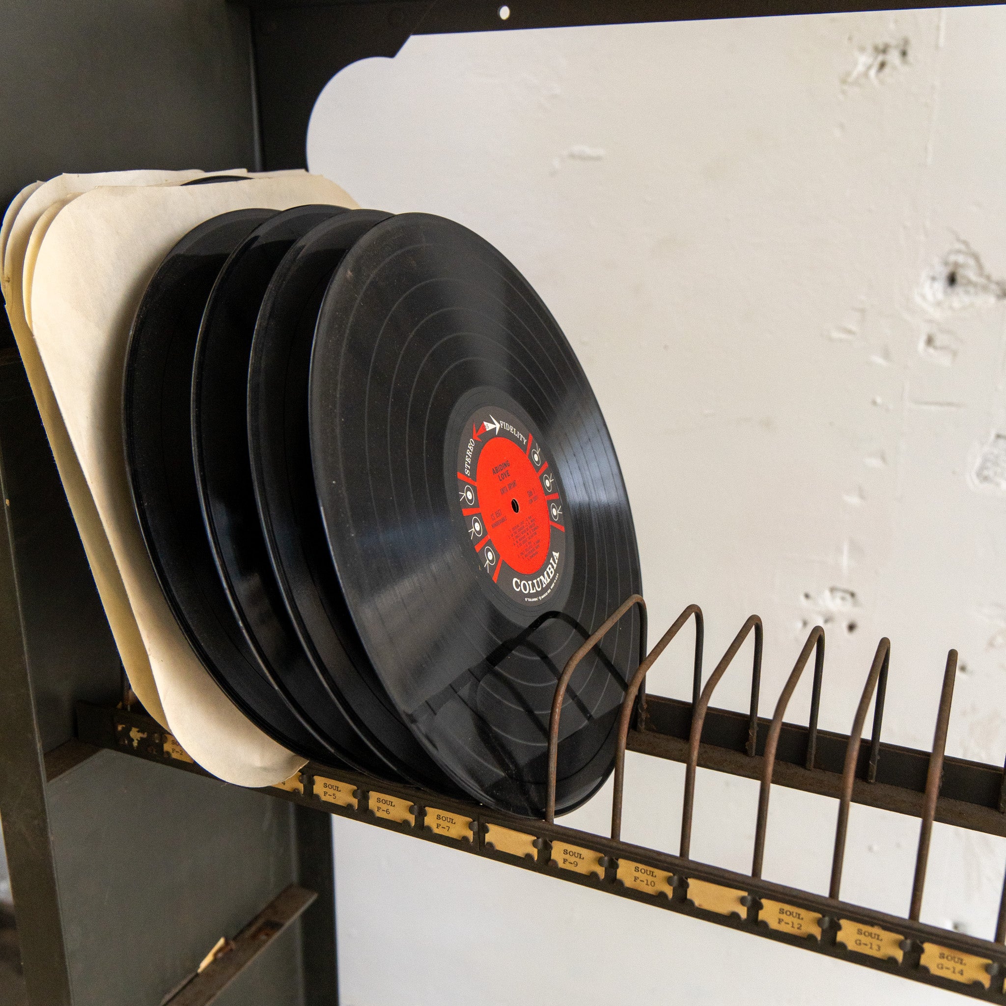 Vintage Vinyl Record Holder