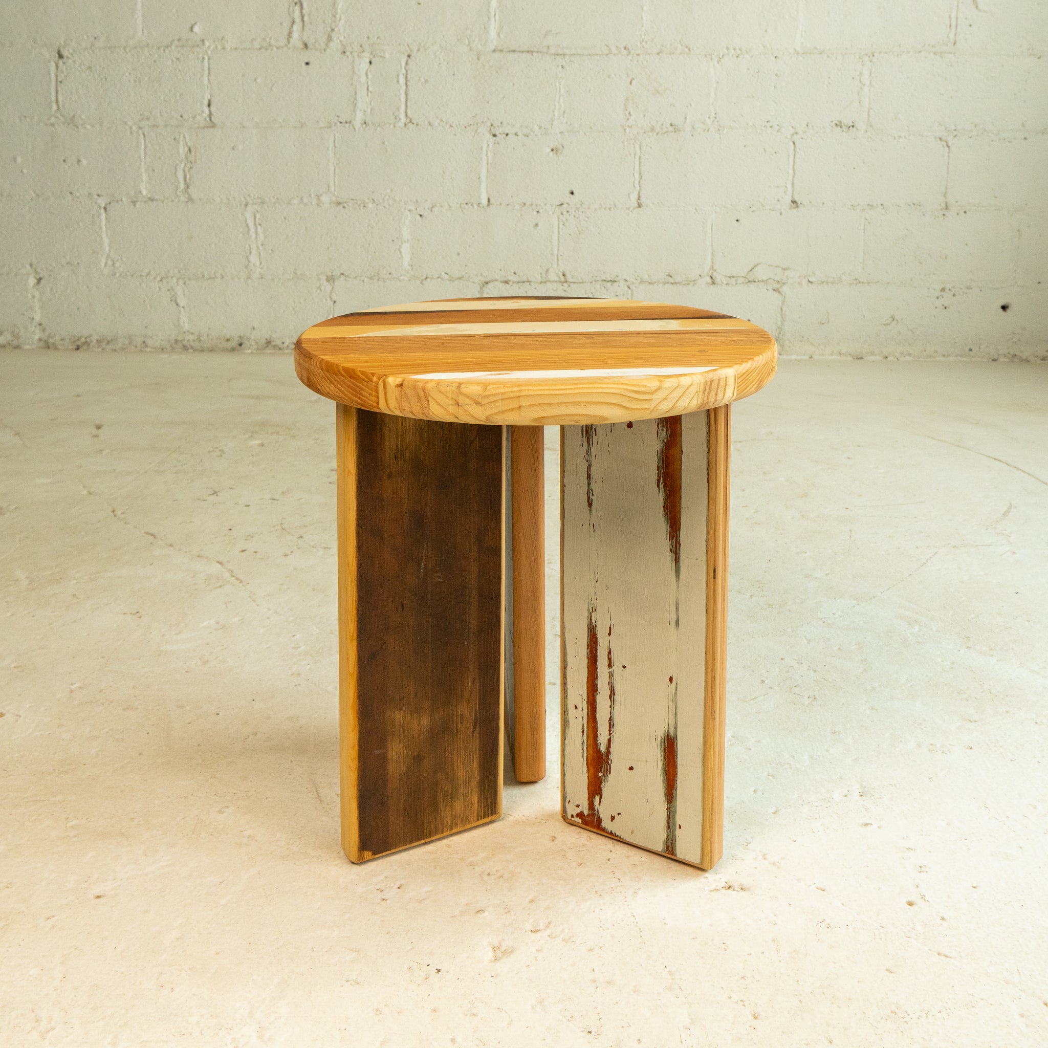 Mixed Wood End Table No. 2