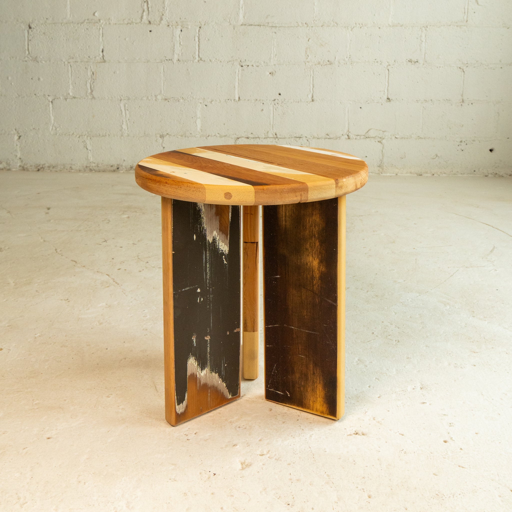 Mixed Wood End Table No. 2