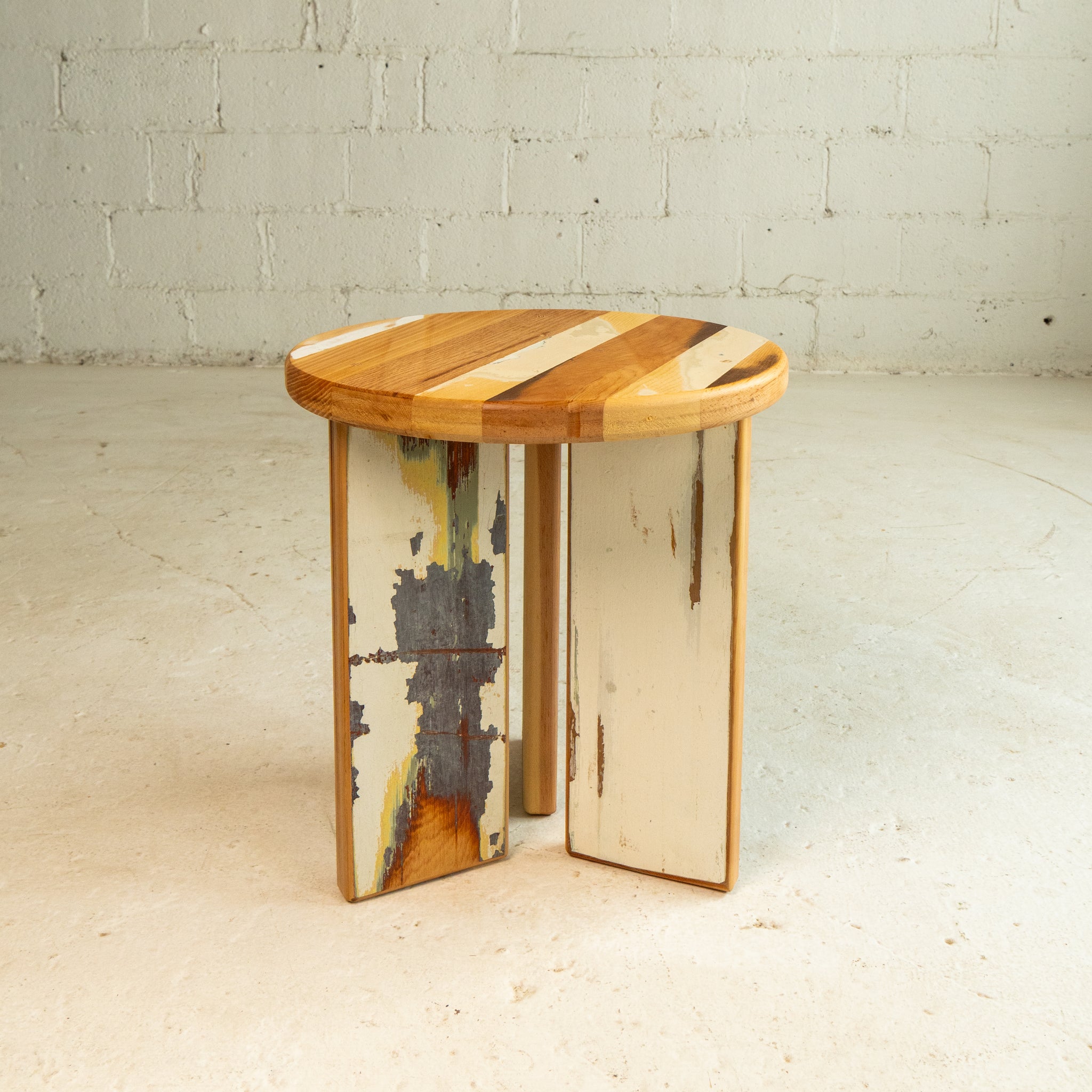 Mixed Wood End Table No. 2