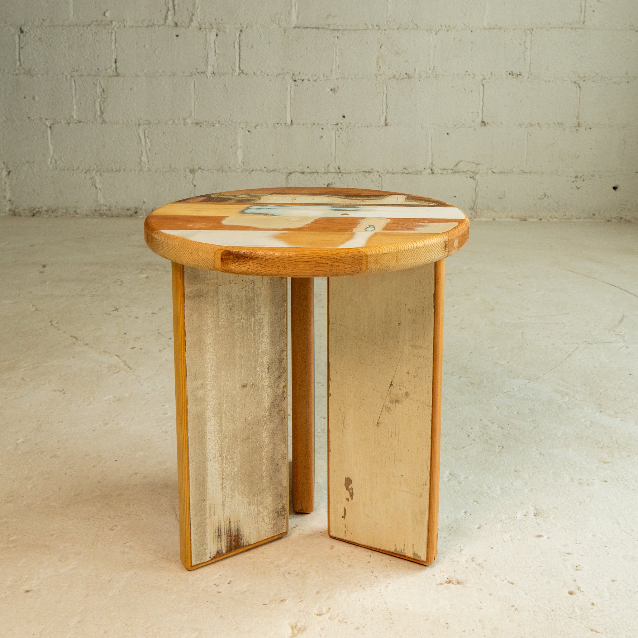 Mixed Wood End Table No. 5
