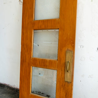 Vintage MCM School Door