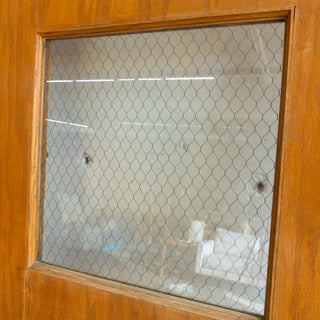 Vintage MCM School Door