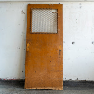 Vintage Schoolhouse Gym Door