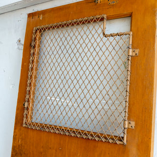 Vintage Schoolhouse Gym Door